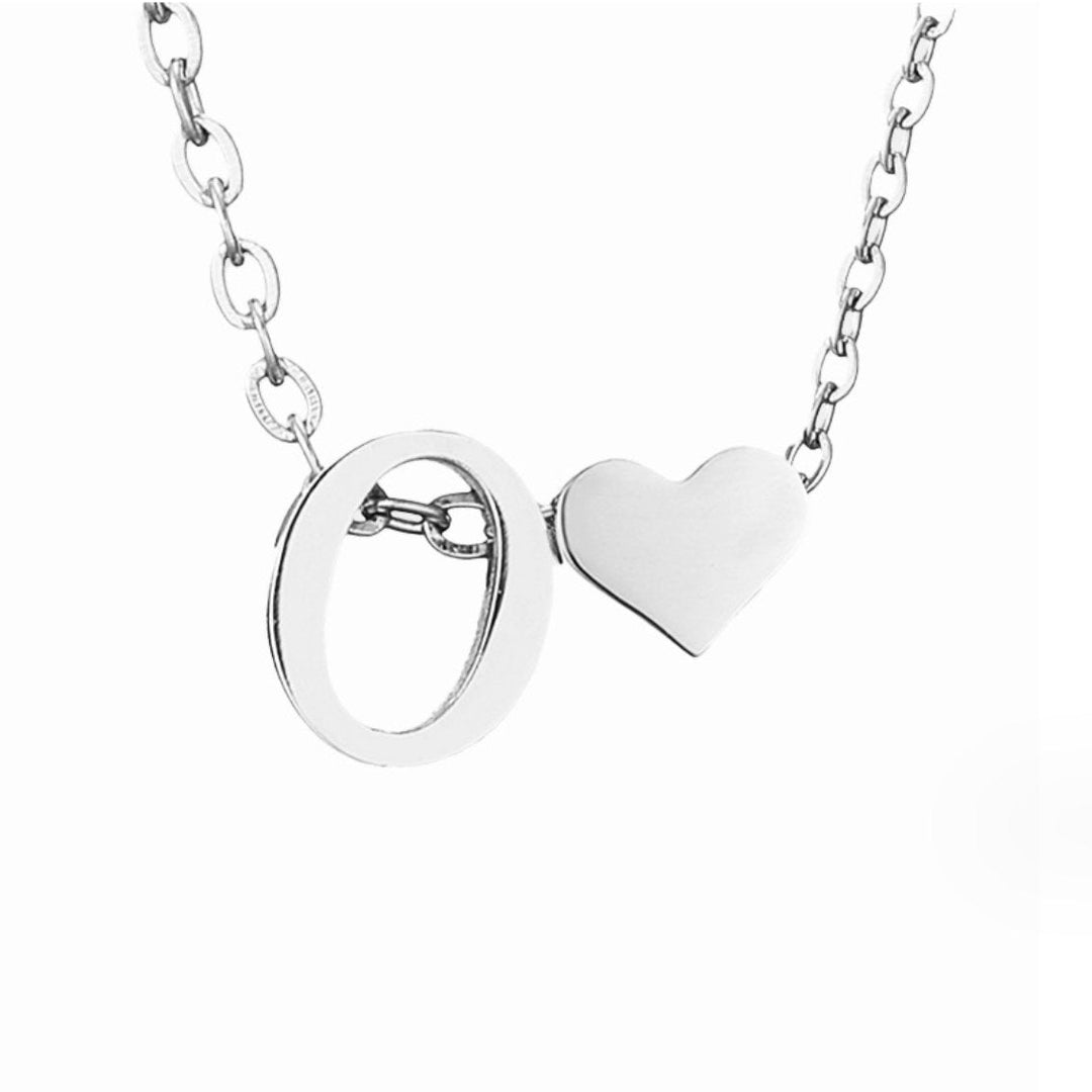 Adeline Initial Silver Necklace