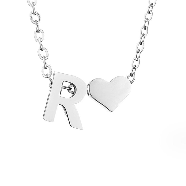 Adeline Initial Silver Necklace