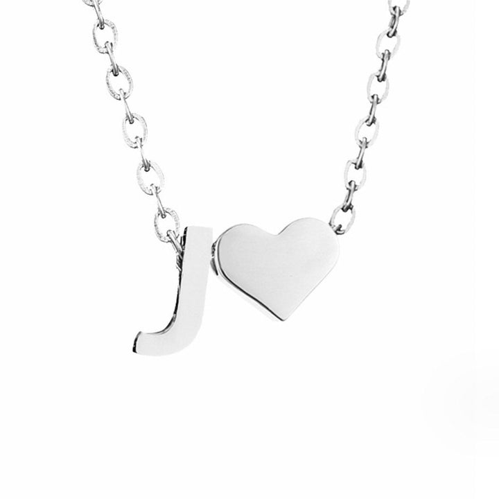 Adeline Initial Silver Necklace