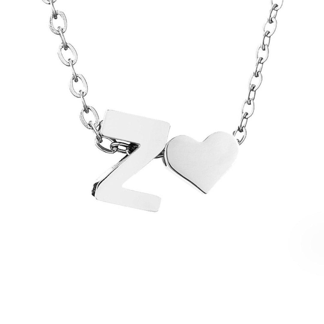 Adeline Initial Silver Necklace
