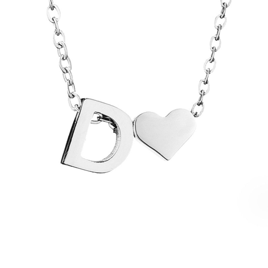 Adeline Initial Silver Necklace