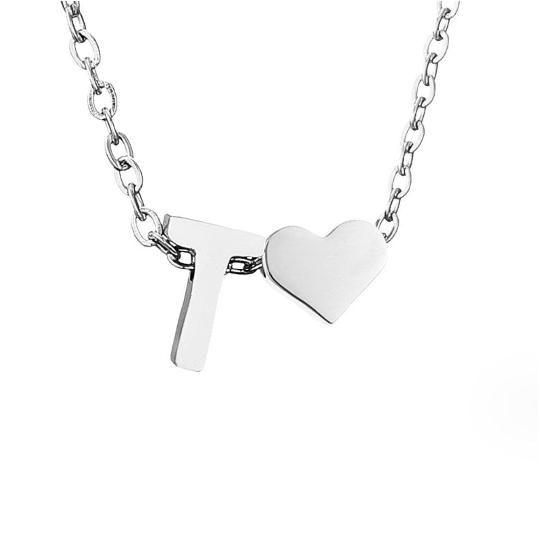 Adeline Initial Silver Necklace