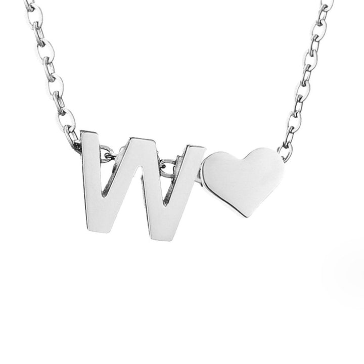 Adeline Initial Silver Necklace
