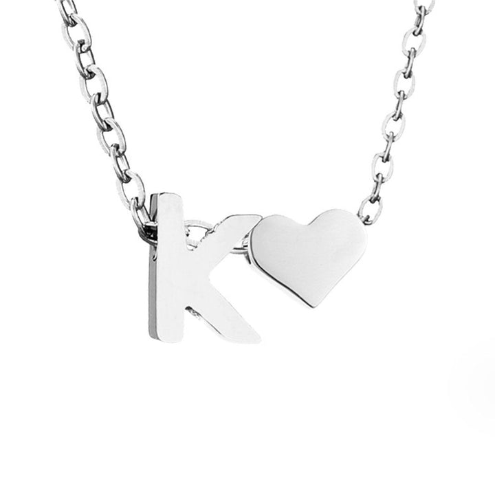 Adeline Initial Silver Necklace