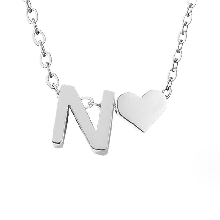 Adeline Initial Silver Necklace