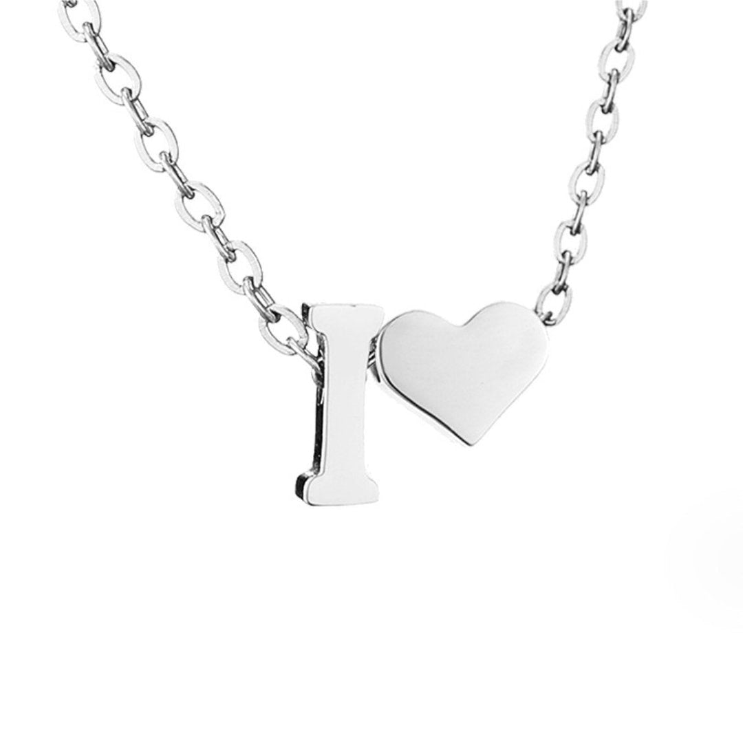 Adeline Initial Silver Necklace