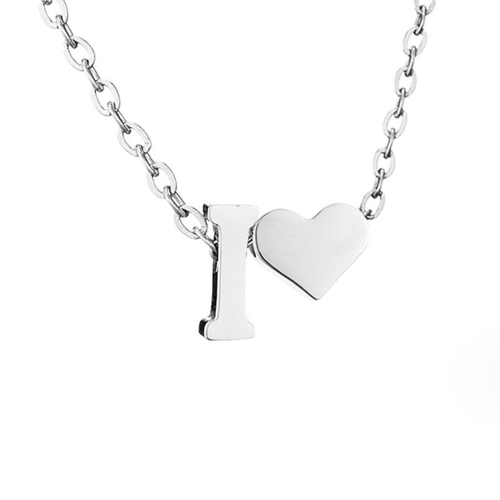 Adeline Initial Silver Necklace