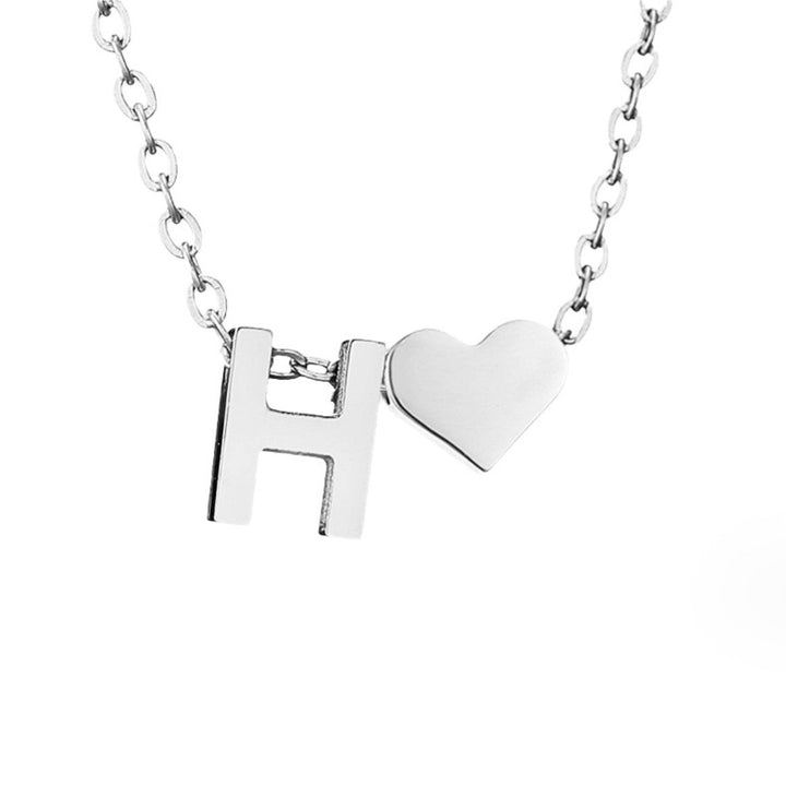 Adeline Initial Silver Necklace
