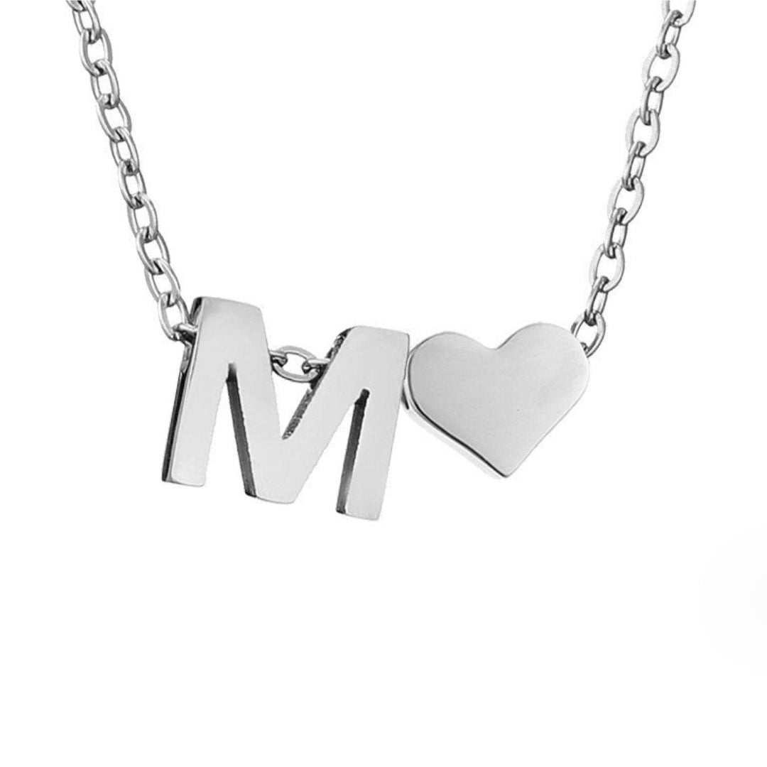 Adeline Initial Silver Necklace