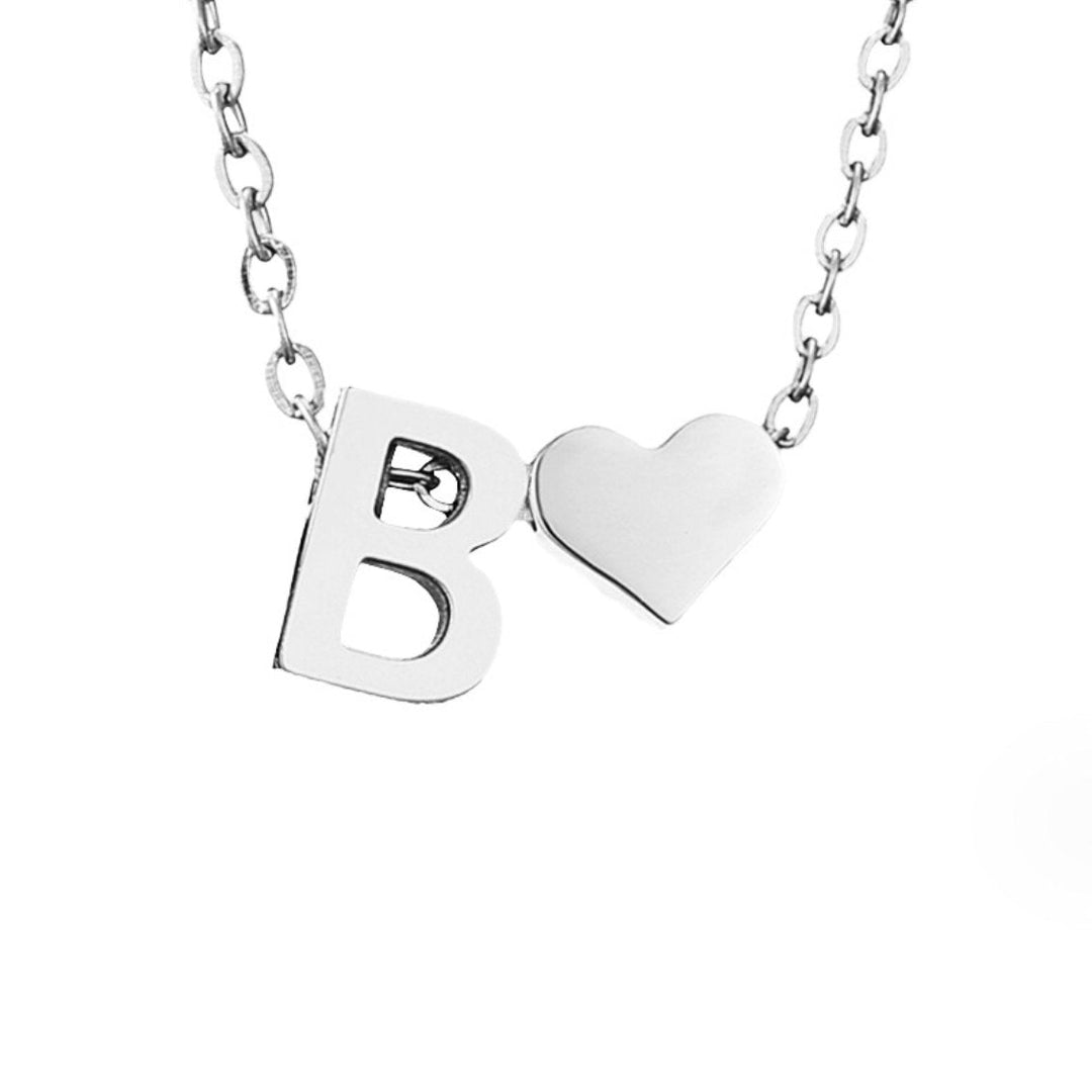 Adeline Initial Silver Necklace