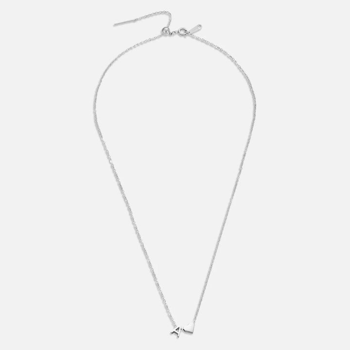 Adeline Initial Silver Necklace