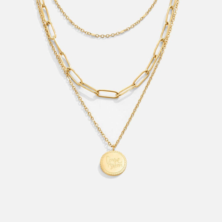 Gabrielle Coin Layered Necklace