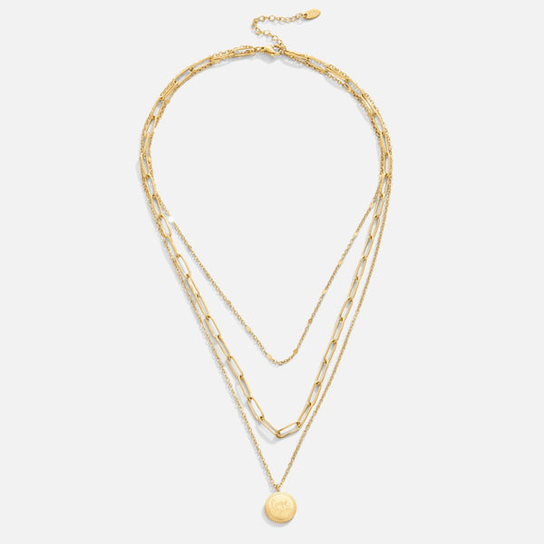 Gabrielle Coin Layered Necklace