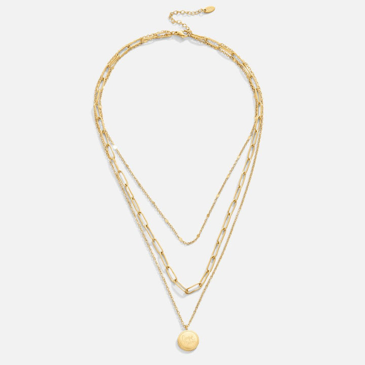 Gabrielle Coin Layered Necklace