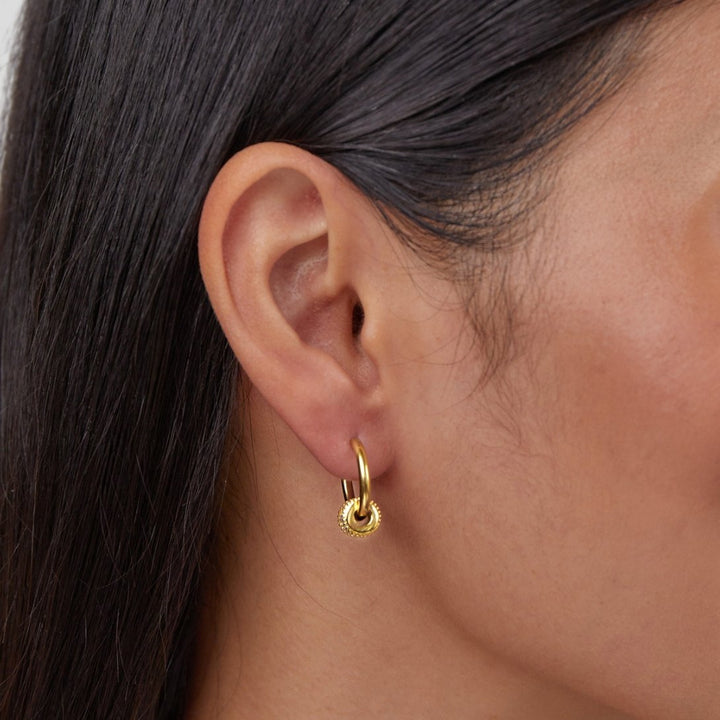 Giselle Crystal Hoop Earrings