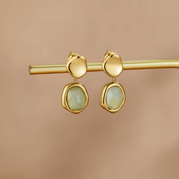 Luna Mist Drop Earrings