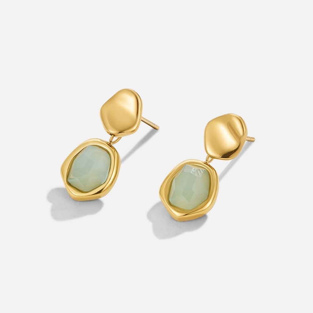 Luna Mist Drop Earrings