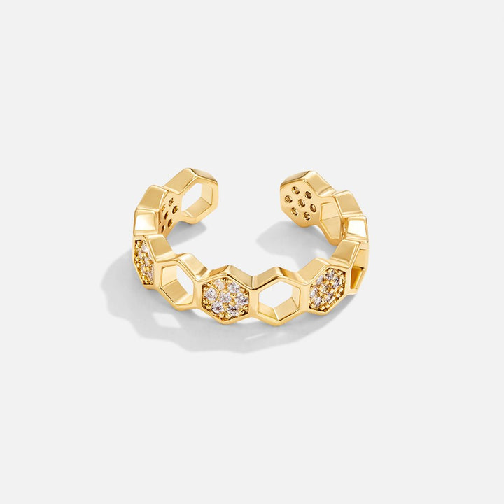 Aurora Honeycomb Ring