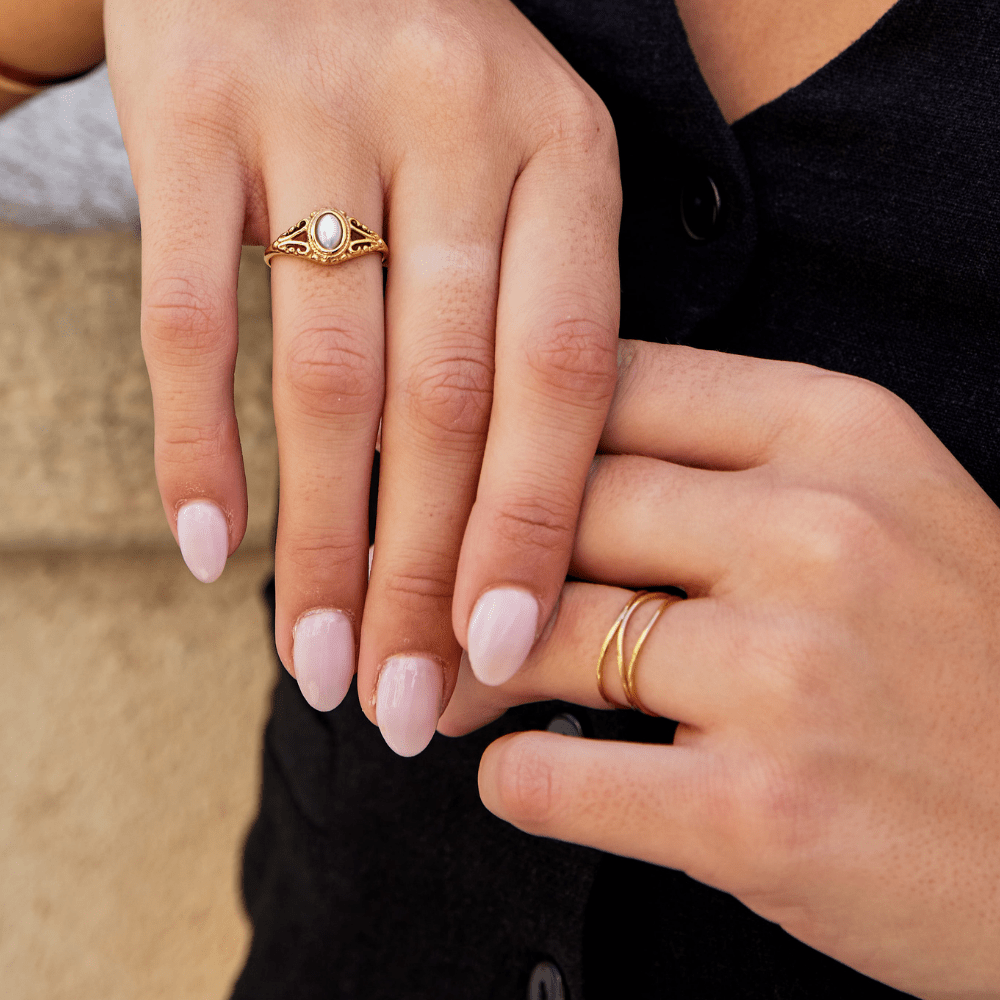 Aurelia Stacked Band Ring