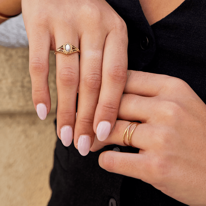 Aurelia Stacked Band Ring