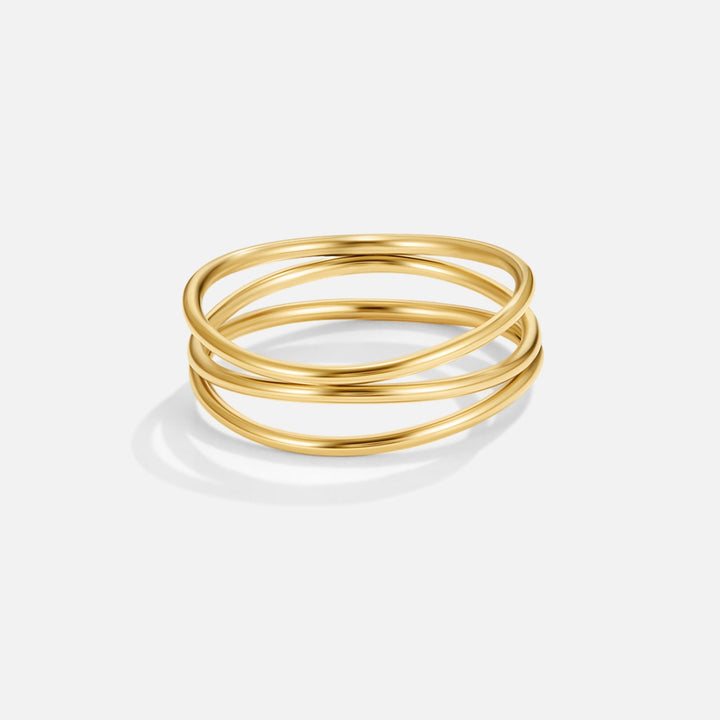 Aurelia Stacked Band Ring