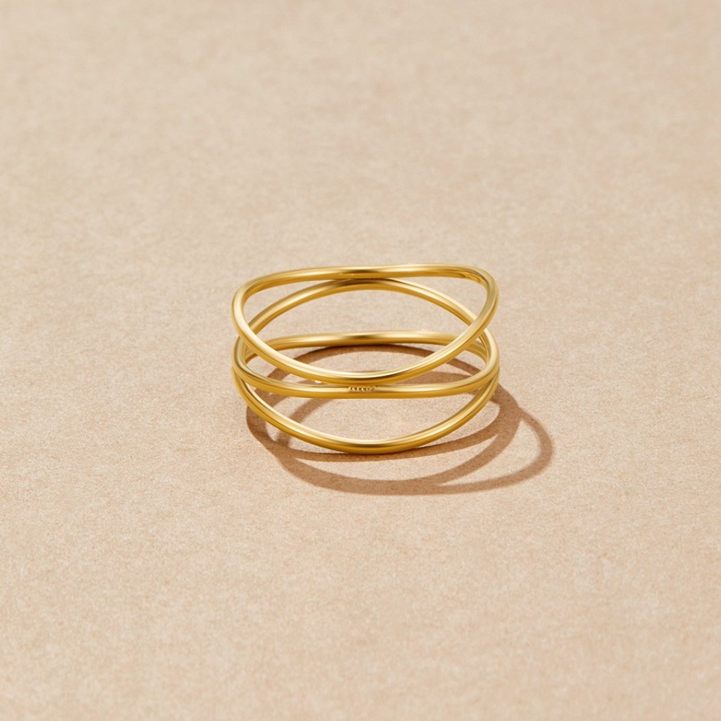 Aurelia Stacked Band Ring