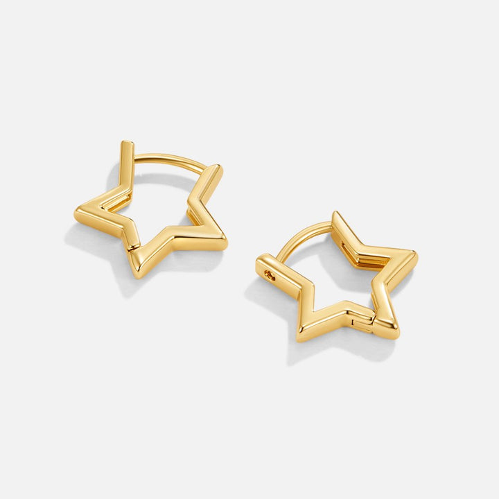 Noémie Star Hoop Earrings
