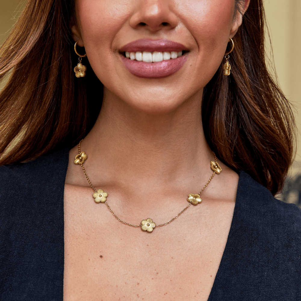 Amélie Golden Blossoms Necklace