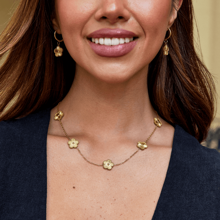 Amélie Golden Blossoms Necklace