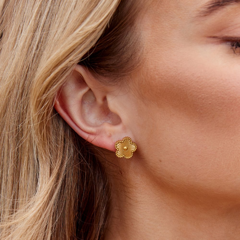 Élise Vintage Floral Earrings