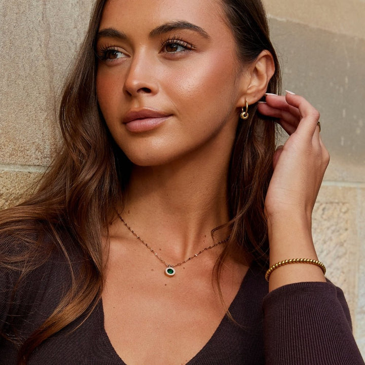 Athena Emerald Necklace