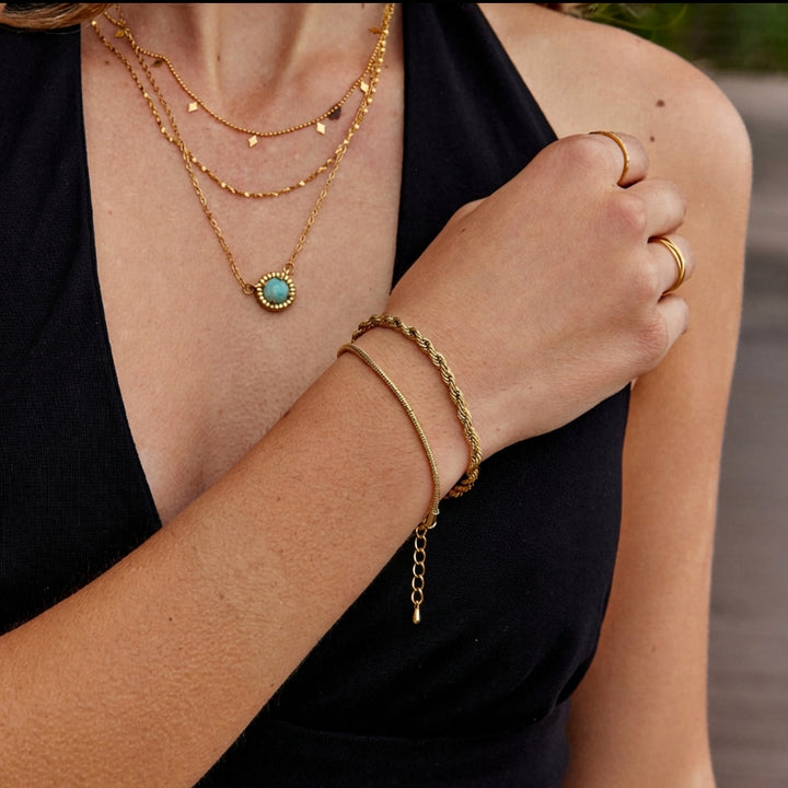 Delphine Layered Bracelet