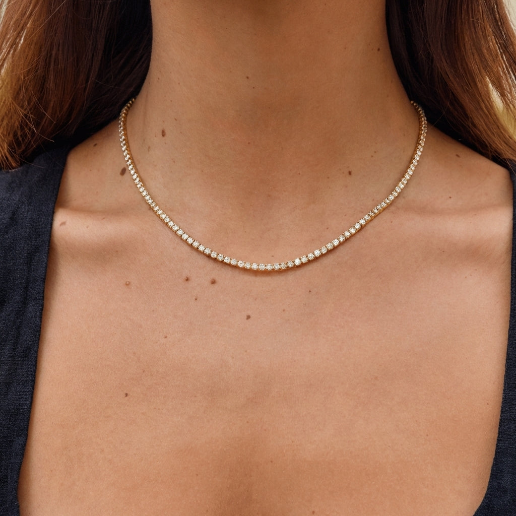 Celestine Crystal Necklace