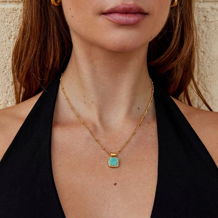 Elowen Turquoise Pendant Necklace