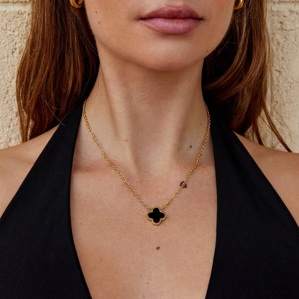 Black Clover Necklace