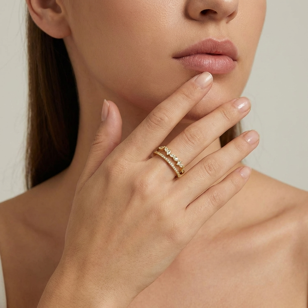 Elena Crystal Ring