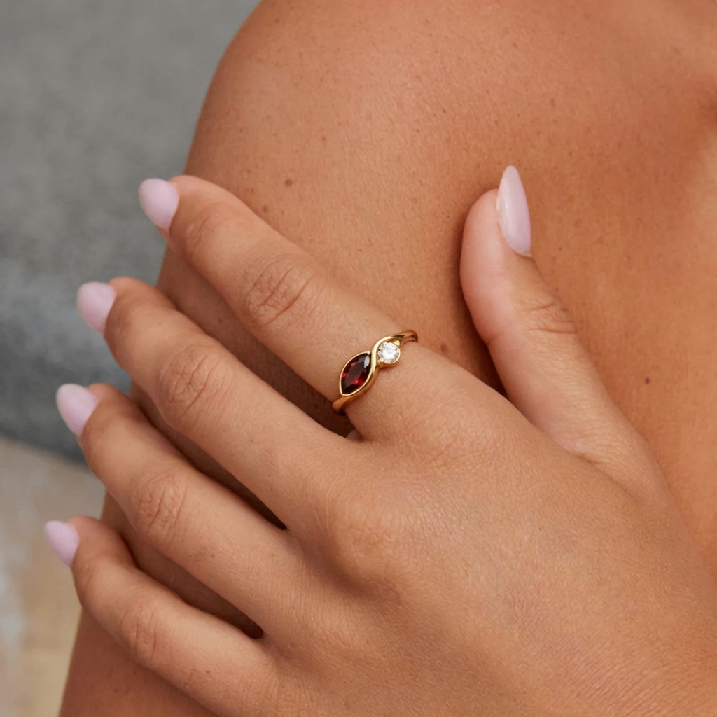 Liora Duo Gem Ring