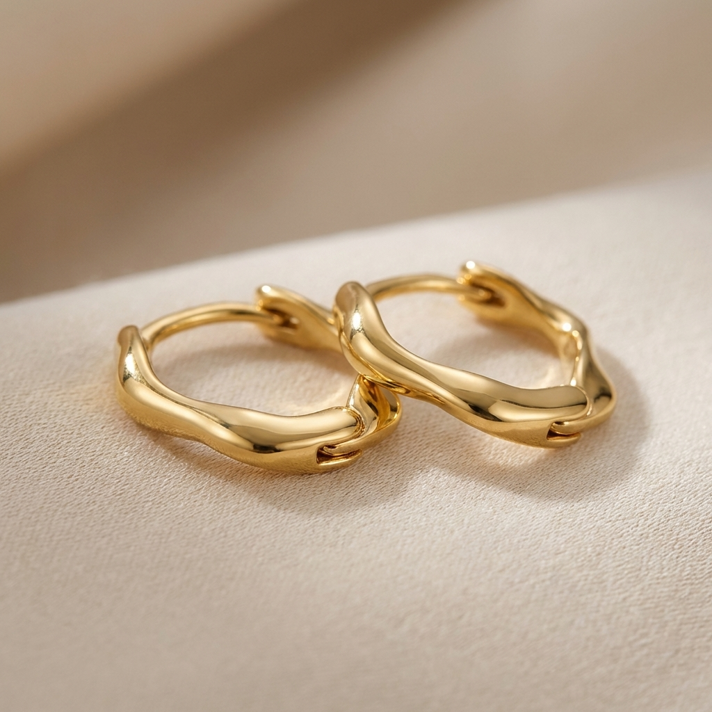 Noémie Sculpted Hoop Earrings
