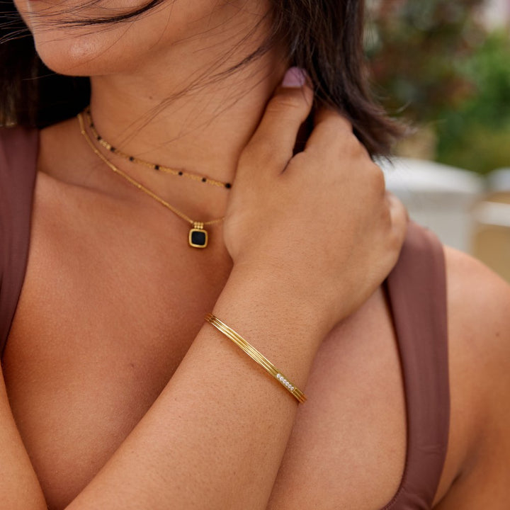 Estelle Crystal Bangle