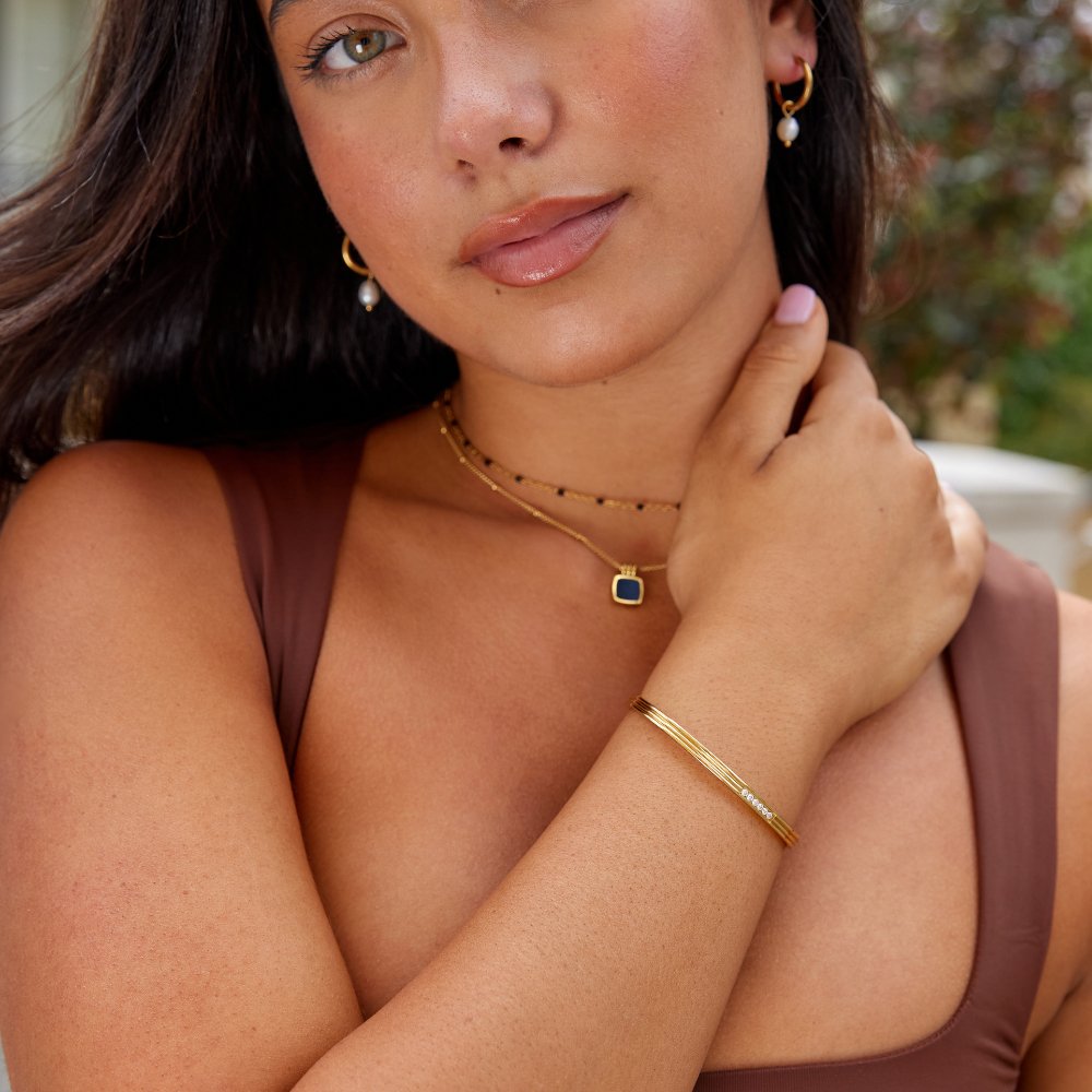 Estelle Crystal Bangle