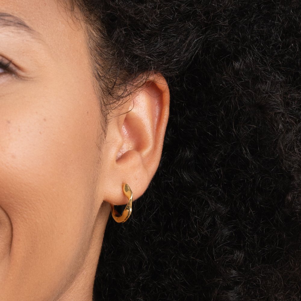 Noémie Sculpted Hoop Earrings