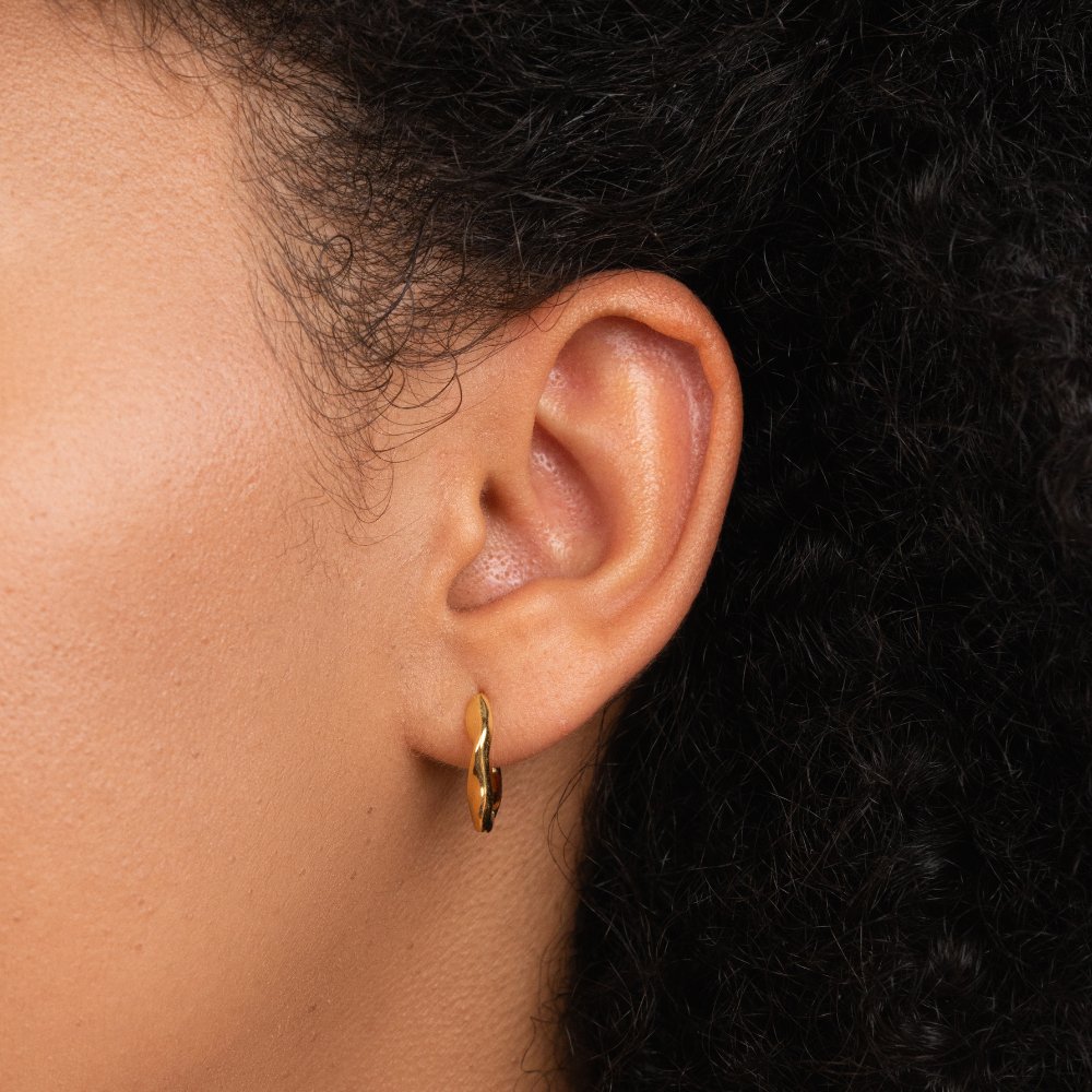 Noémie Sculpted Hoop Earrings
