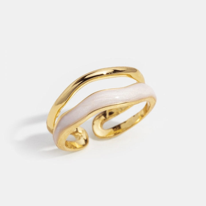 Seraphine Ivory Wave Ring