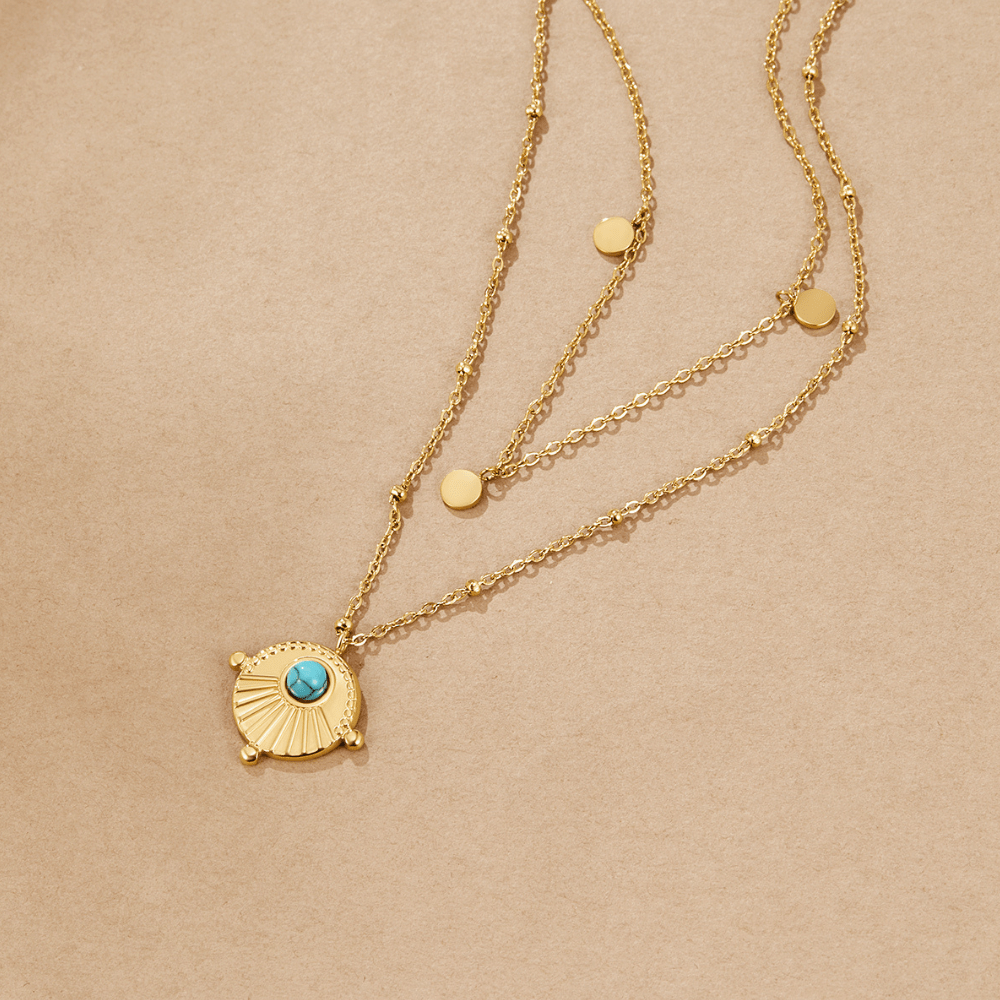 Aurelia Turquoise Layered Necklace