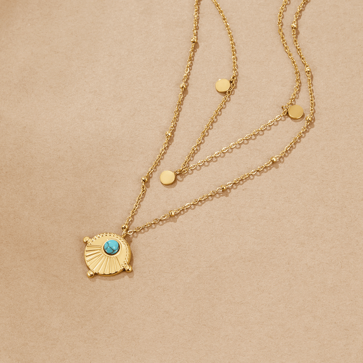 Aurelia Turquoise Layered Necklace