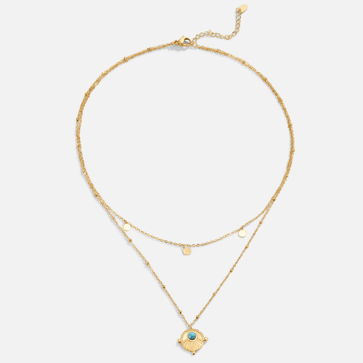 Aurelia Turquoise Layered Necklace