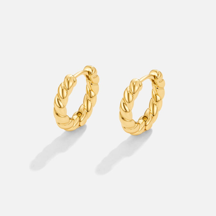 Elise Twisted Hoop Earrings