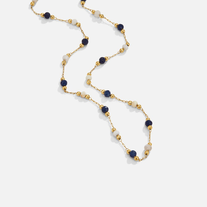 Elena Lapis Necklace