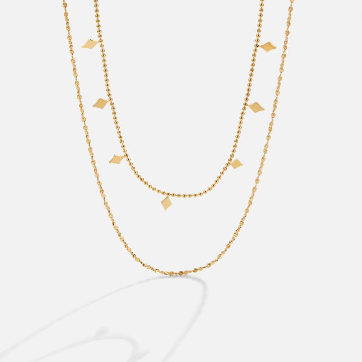Adelaide Double Charm Necklace