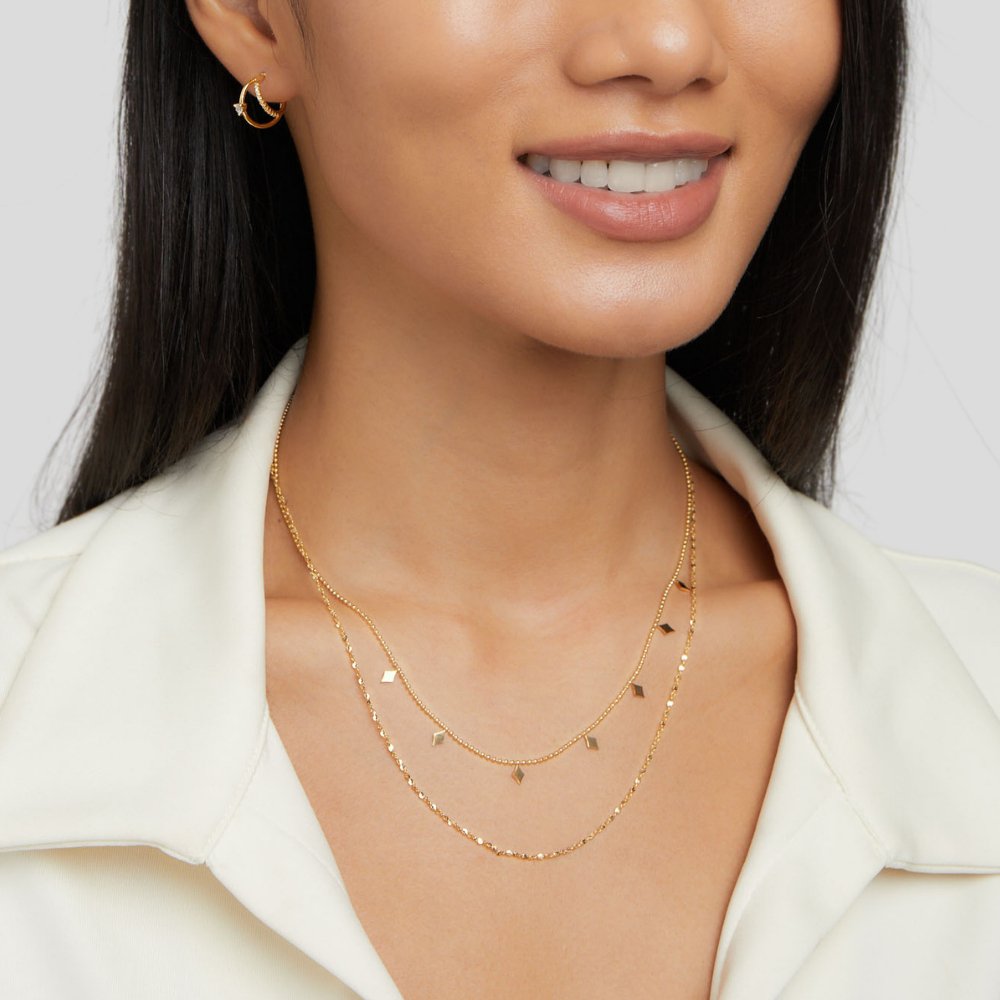 Adelaide Double Charm Necklace